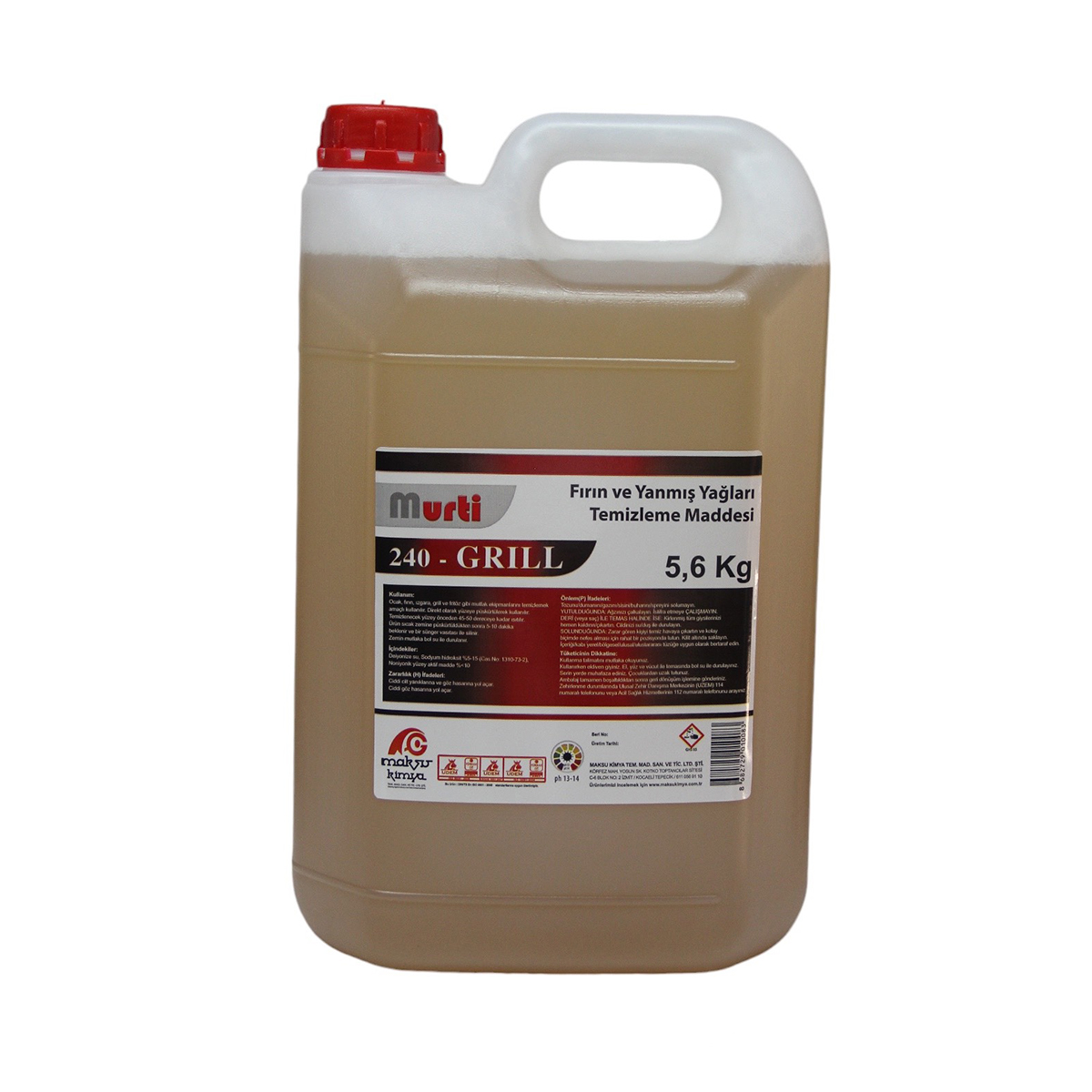 Murti Grıll 5,6 Kg Fırın Ve Yanmış Yağları Temizleme Maddesi