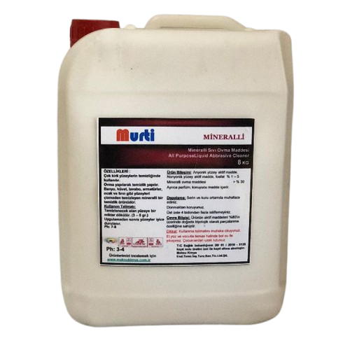 Murti Mineralli 8 Kg Mineralli Genel Temizlik Maddesi